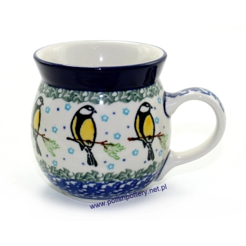 Kubek czeski beczułka 0,22L dek. Sikorka